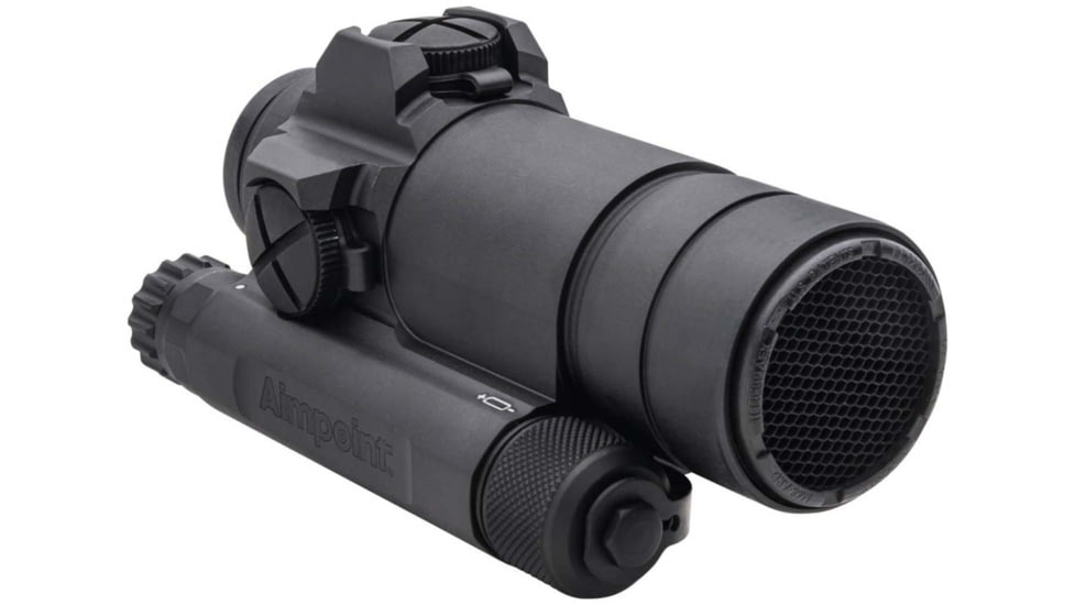 Aimpoint CompM4s Red Dot Reflex Sight Without Mount, 2 MOA Dot Reticle, Black, Semi Matte, Anodized, 12308