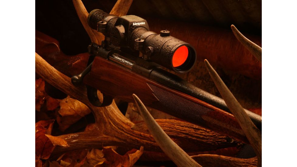 Aimpoint Hunter H34L Red Dot Reflex Sight, 2 MOA Dot Reticle, Black, Semi Matte, Anodized, 12693