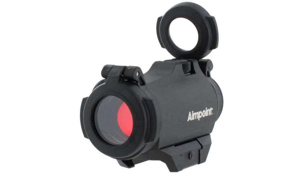 Aimpoint Micro H-2 Red Dot Reflex Sight, 2 MOA Dot Reticle, Black, Semi Matte, Anodized, 200186