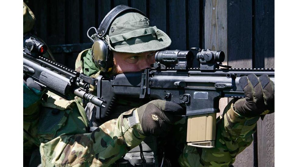 Aimpoint Micro T-2 Red Dot Sight, 1x18mm, 2 MOA, Aimpoint LRP Mount, Black, 200198