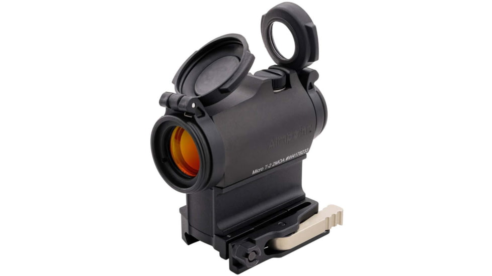 Aimpoint Micro T-2 Red Dot Sight, 1x18mm, 2 MOA, Aimpoint LRP Mount, Black, 200198