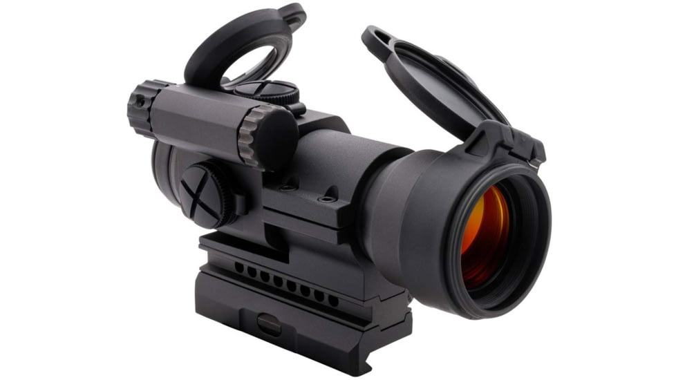 Aimpoint PRO - Patrol Rifle Optic - Red Dot Reflex Sight, 2 MOA Dot Reticle, 1x38mm, w/ QRP2 Mount &amp; Spacer, Black, Semi Matte, Anodized, 12841