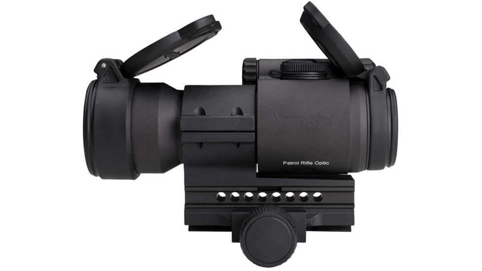 Aimpoint PRO - Patrol Rifle Optic - Red Dot Reflex Sight, 2 MOA Dot Reticle, 1x38mm, w/ QRP2 Mount &amp; Spacer, Black, Semi Matte, Anodized, 12841