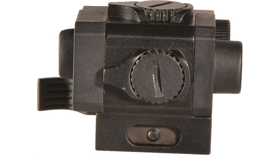 AimShot Compact Rifle 1mW Green Laser w/ Integral QR Mount, Rail Mount Pressure Pad, KT8103IR-GEN-II