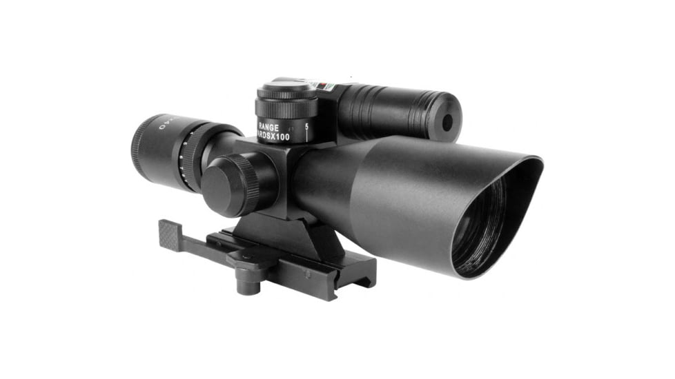 AimSports 2.5-10X40 Dual Ill. Scope /Duplex Reticle, Black JDG251040G