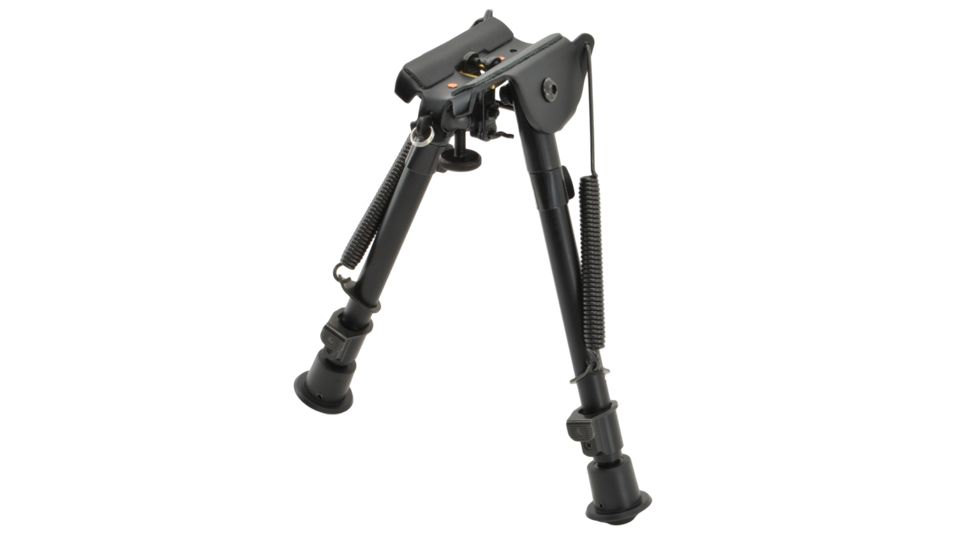 Aimtech Stud Mount 9-13 in Adjustable Notched Leg Bipod, Heavy Duty, Black, AFA-10753