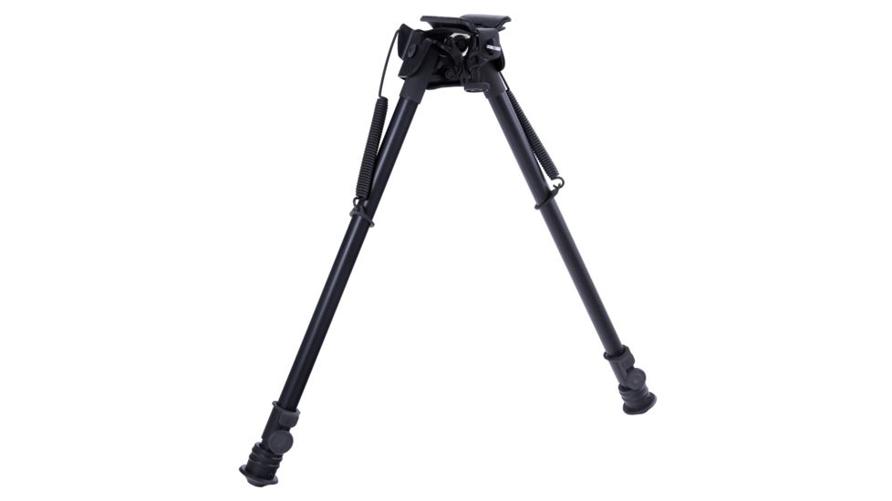 Aimtech Warhammer Tactical Bipod, 13.5-25 in Adjustable Tactical Lever Locking Pivot, Black, AFA-20857