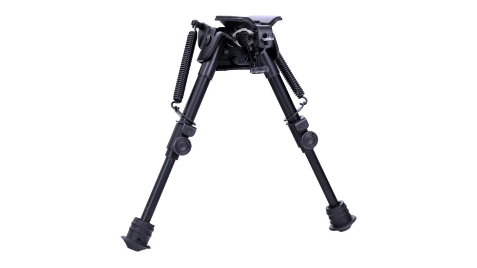 Aimtech Warhammer Tactical Bipod, 6-9 in Adjustable Tactical Lever Locking Pivot, Black, AFA-20855