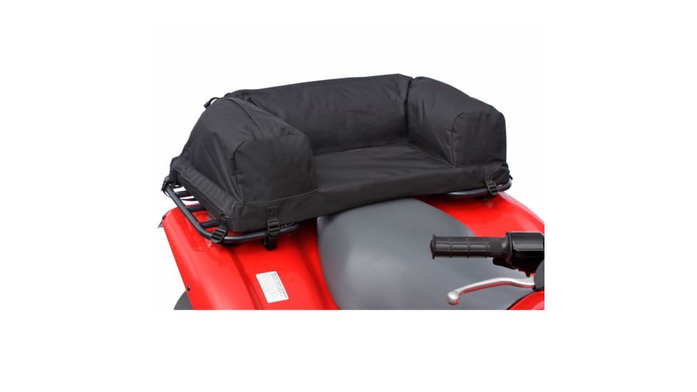 Airhead ATV Deluxe Padded Seat Rack Bag, Black, ATVPB-B