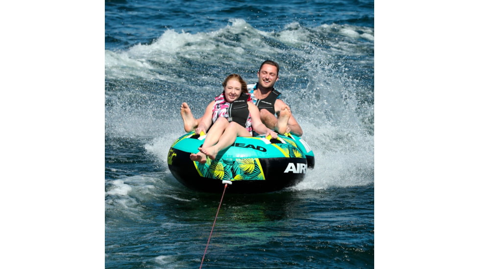 Airhead Blast Towable, 2 Rider, Teal / Yellow, AHBL-22