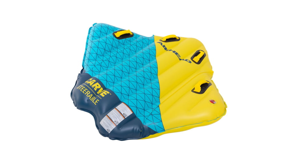Airhead Carve Steerable Tube, 1 Rider, Blue / Yellow, AHCV-11