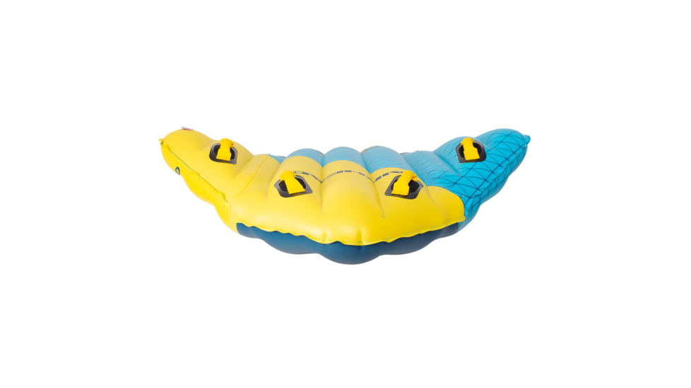 Airhead Carve Steerable Tube, 1 Rider, Blue / Yellow, AHCV-11