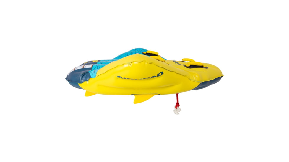 Airhead Carve Steerable Tube, 1 Rider, Blue / Yellow, AHCV-11