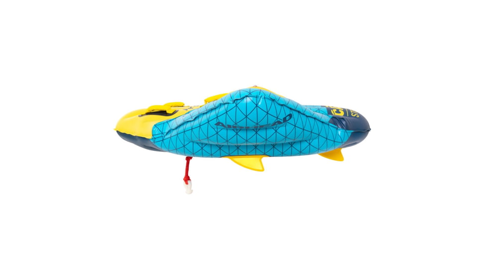 Airhead Carve Steerable Tube, 1 Rider, Blue / Yellow, AHCV-11