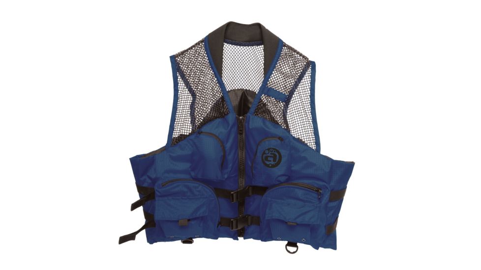 Airhead Deluxe Mesh Top Fishing Vest, Navy, Large/Extra Large, 12003-05-A-NA