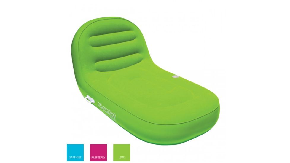 Airhead Sun Comfort Cool Suede Chaise Lounge, Lime, AHSC-007