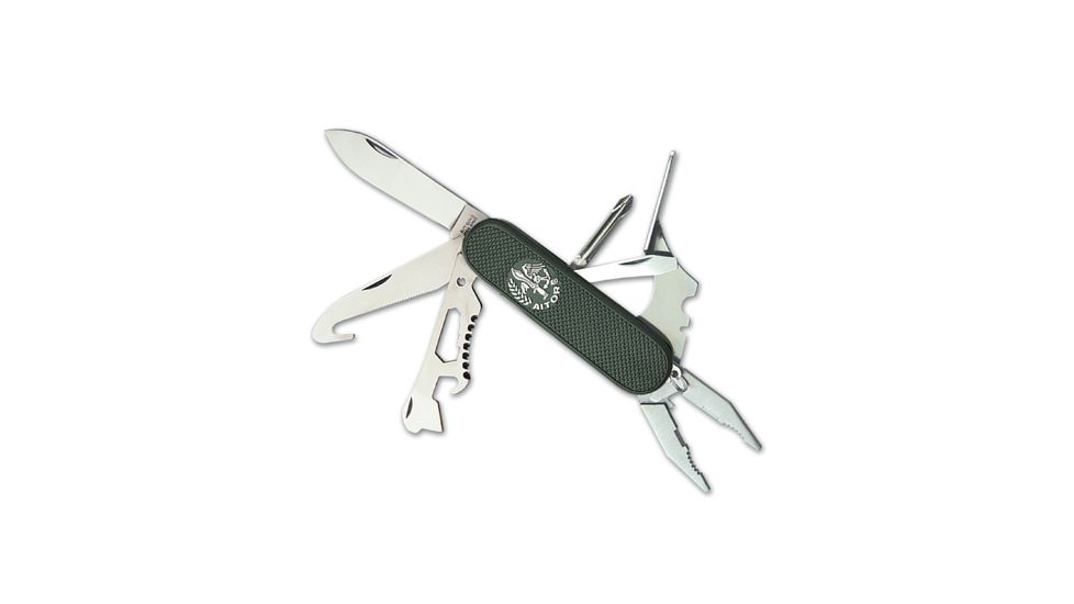 Aitor Comandancia Folding Knife,8cm Blade,Red/Green 16038