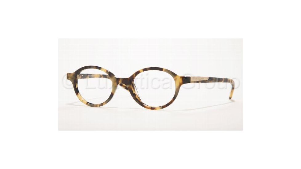 AK Anne Klein AK8077 Eyeglasses with Rx Prescription Lenses 191-4218 - Japanese Tortoise 