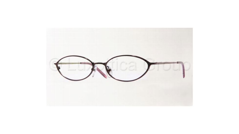 AK Anne Klein AK9069 Eyeglasses with Non-Rx Lenses 444-4816 - Brown Metallic 