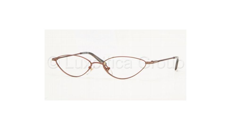 AK Anne Klein AK9082 Eyeglasses with Non-Rx Lenses 474-5315 - Brown Metallic 