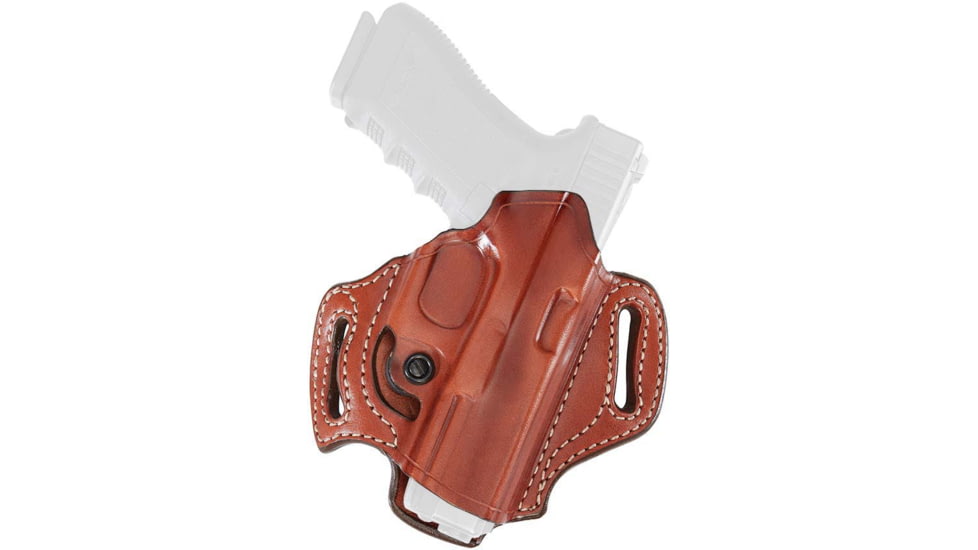 Aker Leather Model 160 Spring Special Executive Holsters, Smith &amp; Wesson M&amp;P 40, Right, Plain, Tan, H160TPRU-MP 40