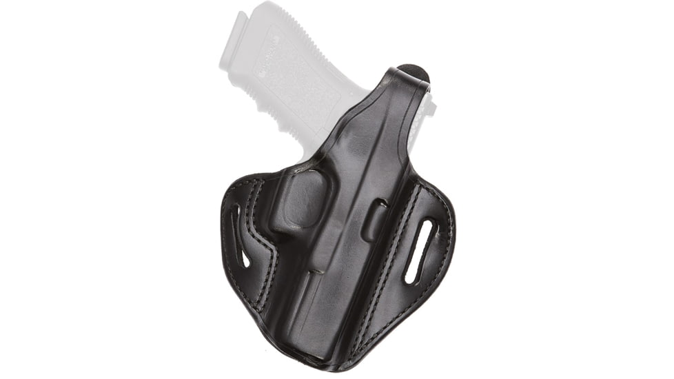 Aker Leather Model 136 Bodyguard Pancake Holster, M&amp;P 9/40/ 2.0, Right, Plain, Black, H136BPR-MP40