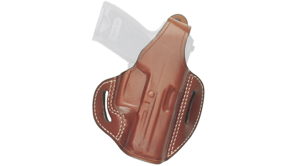 Aker Leather Model 136 Bodyguard Pancake Holster, Beretta 92F, Right, Plain, Tan, H136TPR-BE92F