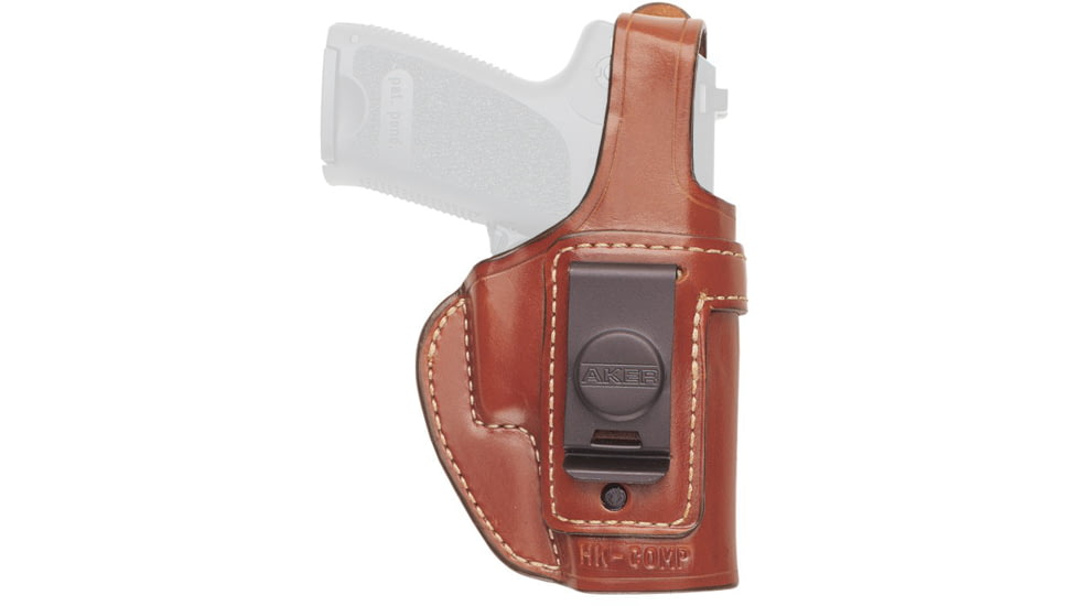 Aker Leather Model 160 Spring Special Executive Holsters, Colt 1911 Officer, Left, Plain, Tan, H160TPL-COOFF