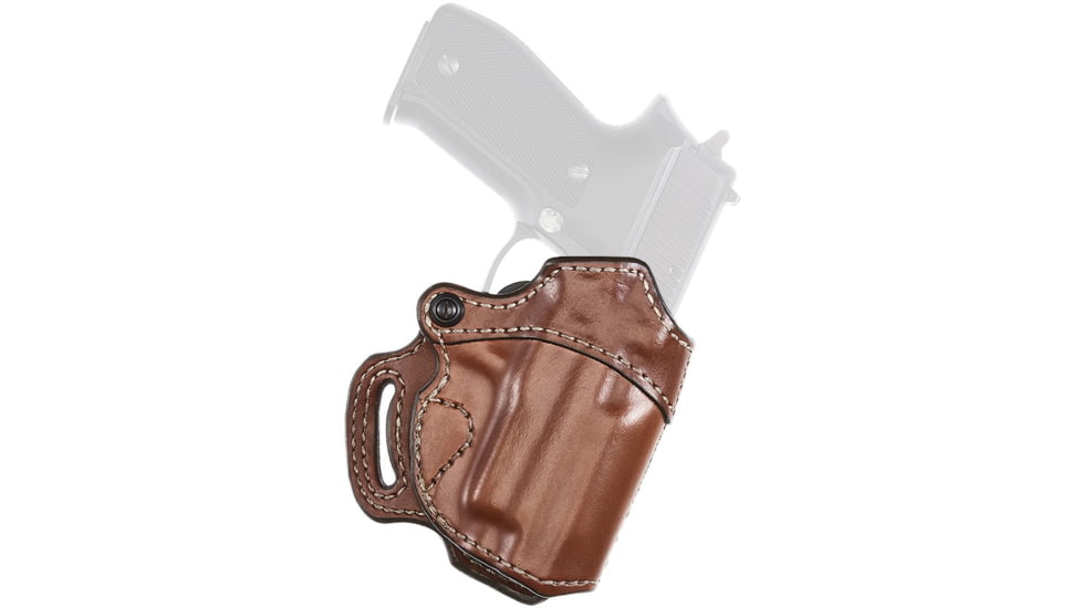 Aker Leather Model 169 Nichols Avenger Belt Slide Holster, Colt 1911 Government 5in, Right, Plain, Tan, H169TPR-CO1911