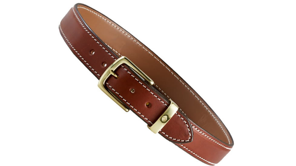Aker Leather Aker - B21 1.50inch Reinforced Dress/gun Leather Lined Belt - B21-TP-34