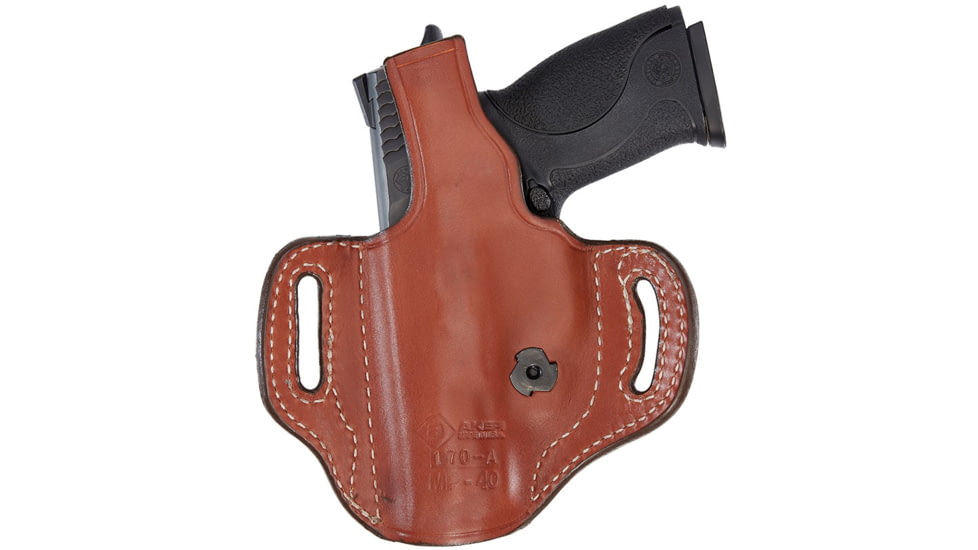 Aker Leather Flatsider Xr15 Open Top Straight Draw Holster, SIG Sauer P320C, Left, Plain, Tan, H170ATPL-SS320C