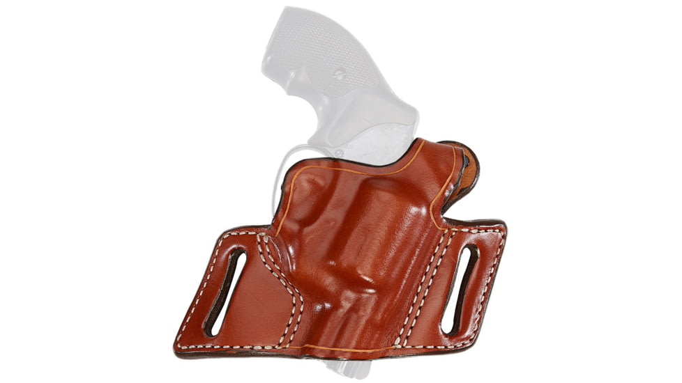 Aker Leather Model 133 White Lightning Revolver Holster, S&amp;W 649 Hammerless, Right, Plain, Tan, H133TPR-SW649