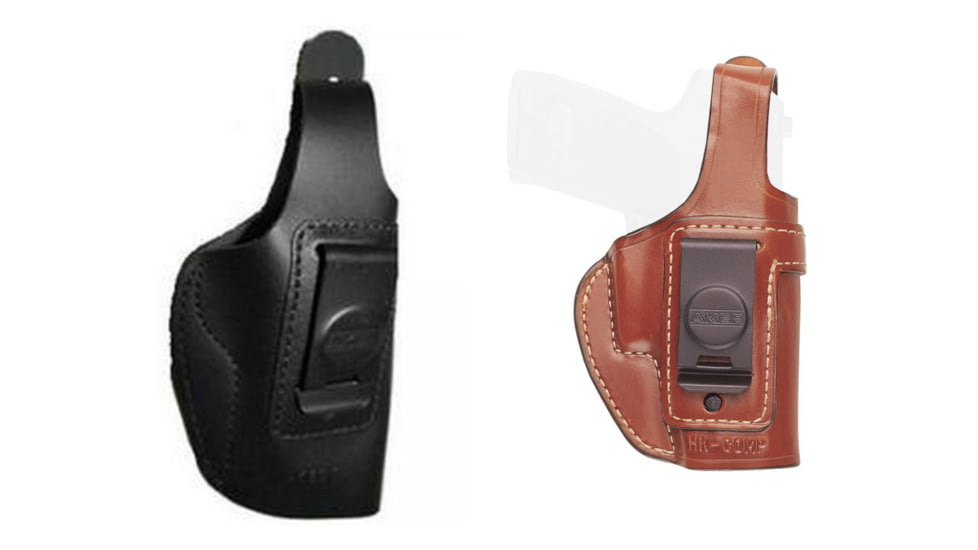 Aker Leather Model 160 Spring Special Executive Holsters, Black, Tan