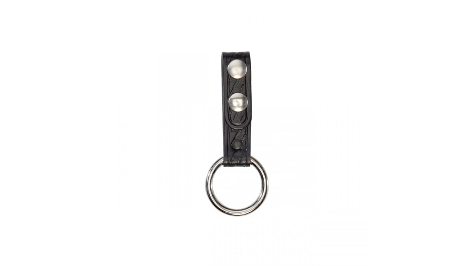 Aker Leather Model 550 Baton Ring Strap, Plain, Brass Ring, Brass Ring, A550-BW-BR