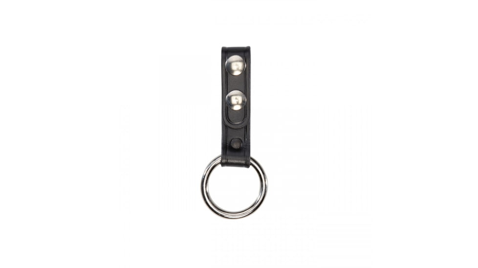 USED Aker Leather Model 550 Baton Ring Strap, Plain, Black, A550-BP, EDEMO1
