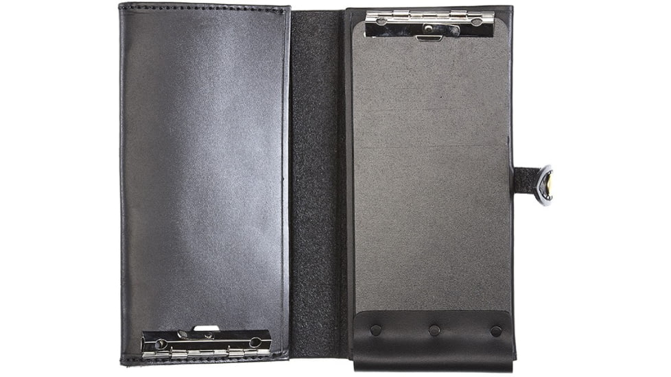 Aker Leather Model 580 Single Citation Book Cover, Plain, Black, A580-BP