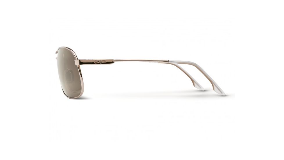Maui Jim Akoni Sunglasses w/ Gold Frame and HCL Bronze Lenses - H117-16, Side View