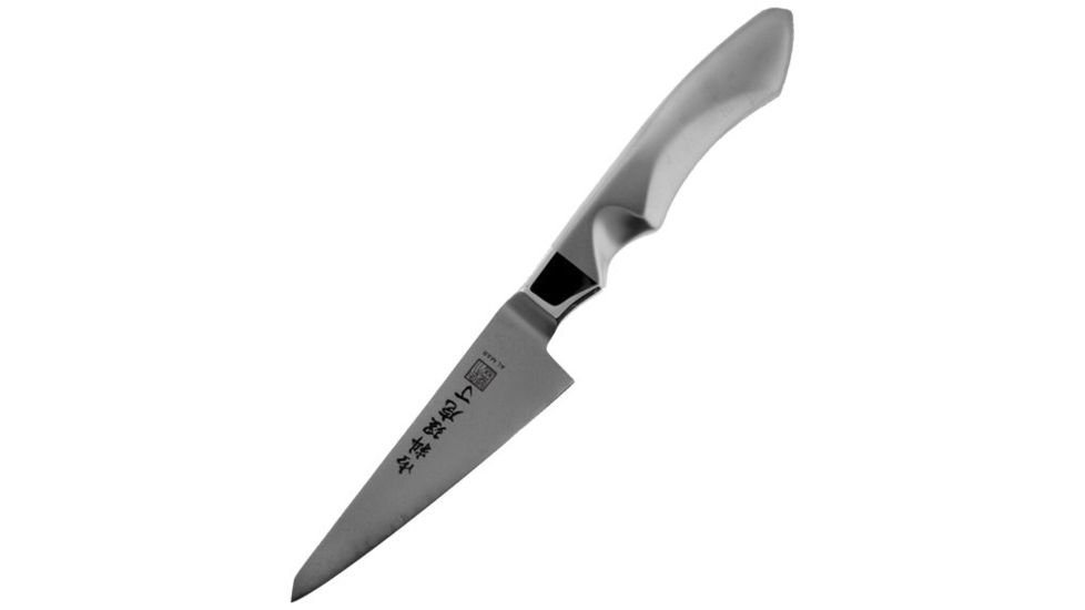 Al Mar Knives All Stainless Ultra-Chef Honesuki Knife, Damascus ALAM-SC5