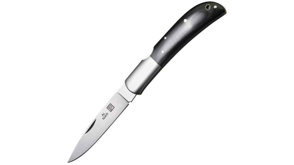 Al Mar Knives Eagle, Black Micarta Handle, Plain AL1005BM