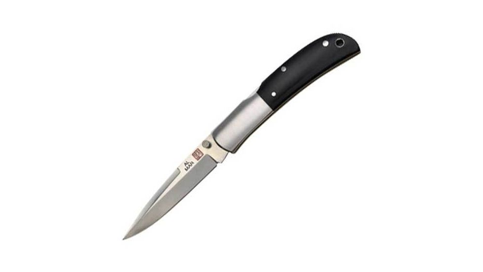 Al Mar Knives Falcon, Black Micarta Handle, Talon, Plain Edge AL1003BMT