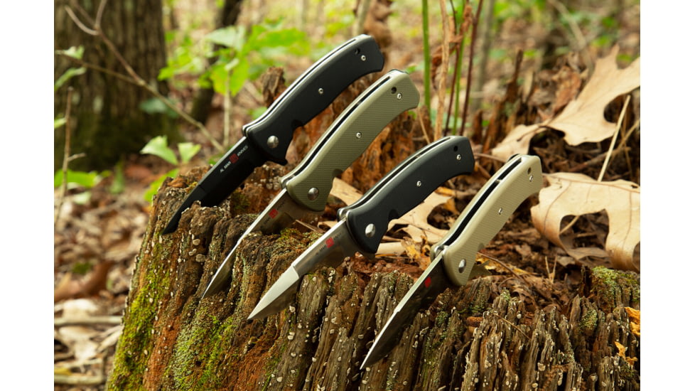 Al Mar Knives Mini S.E.R.E. 2020 Coyote Series Folding Knife, Spring Assist, 8Cr, 3 in, Combo, Coyote, AMK2213