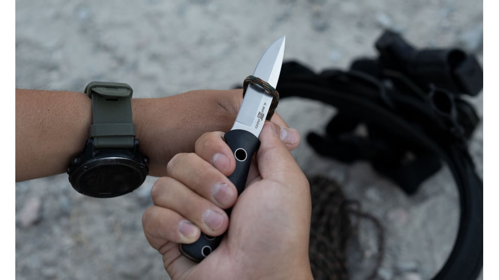 Al Mar Knives S.E.R.E. Operator 40 Fixed Blade Knife, 4in, D2, G10 Handle, Black, AMK5101