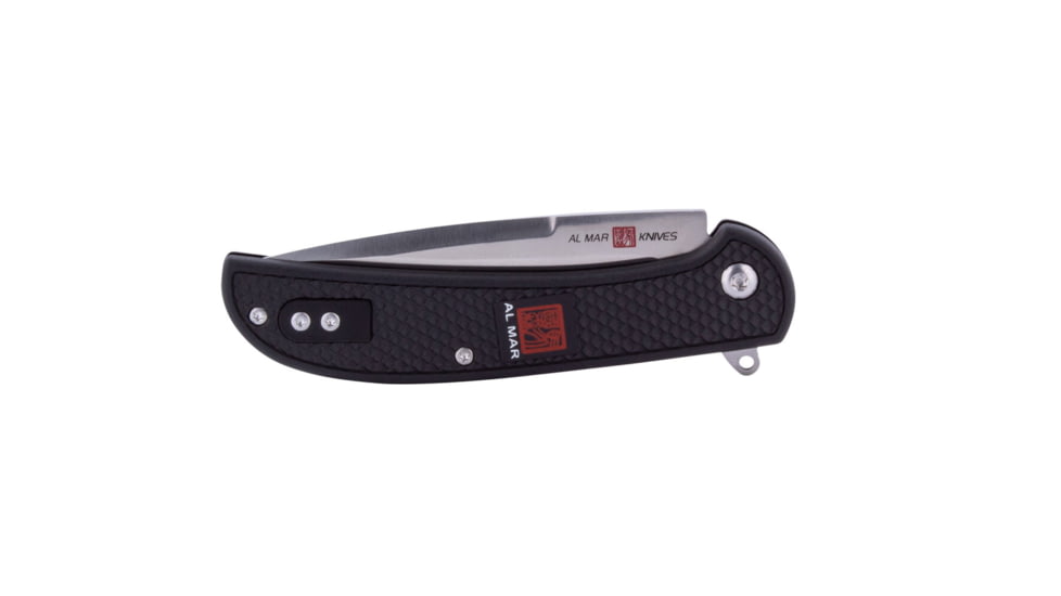 Al Mar Knives Ultralight Talon Folding Blade Knife, 2.75 in, 8 Cr Traditional Edge, Black, AMK4122