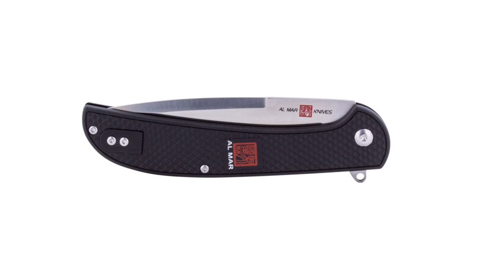Al Mar Knives Ultralight Talon Folding Blade Knife, 4 in, 8 Cr Traditional Edge, Black, AMK4126