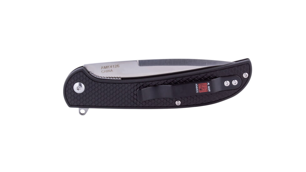 Al Mar Knives Ultralight Talon Folding Blade Knife, 4 in, 8 Cr Traditional Edge, Black, AMK4126