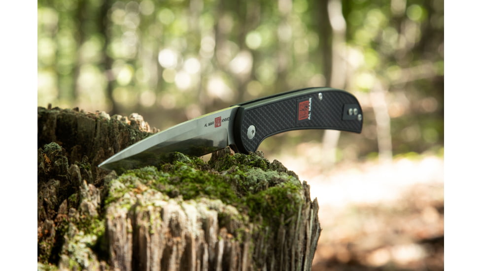Al Mar Knives Ultralight Talon Folding Blade Knife, 4 in, 8 Cr Traditional Edge, Black, AMK4126