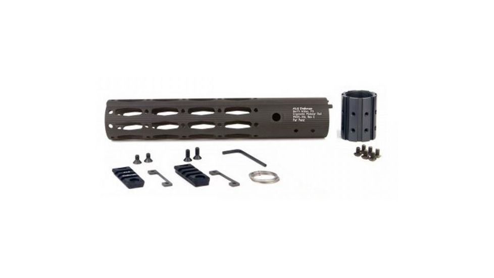 ALG Defense 10in Ergonomic Modular Railed Handguard - V0, Black, 10in 05-269B