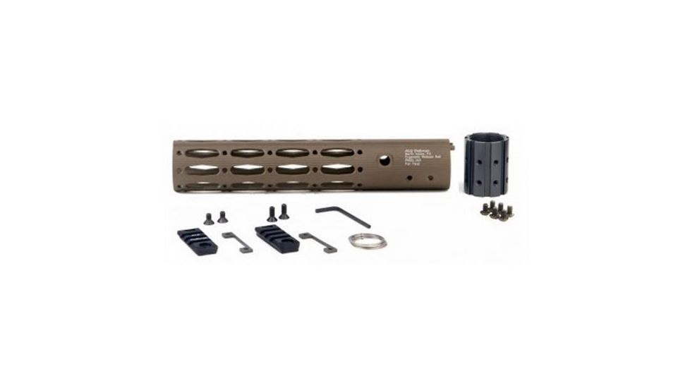 ALG Defense 10in Ergonomic Modular Railed Handguard - V0, DDC, 10in 05-269S