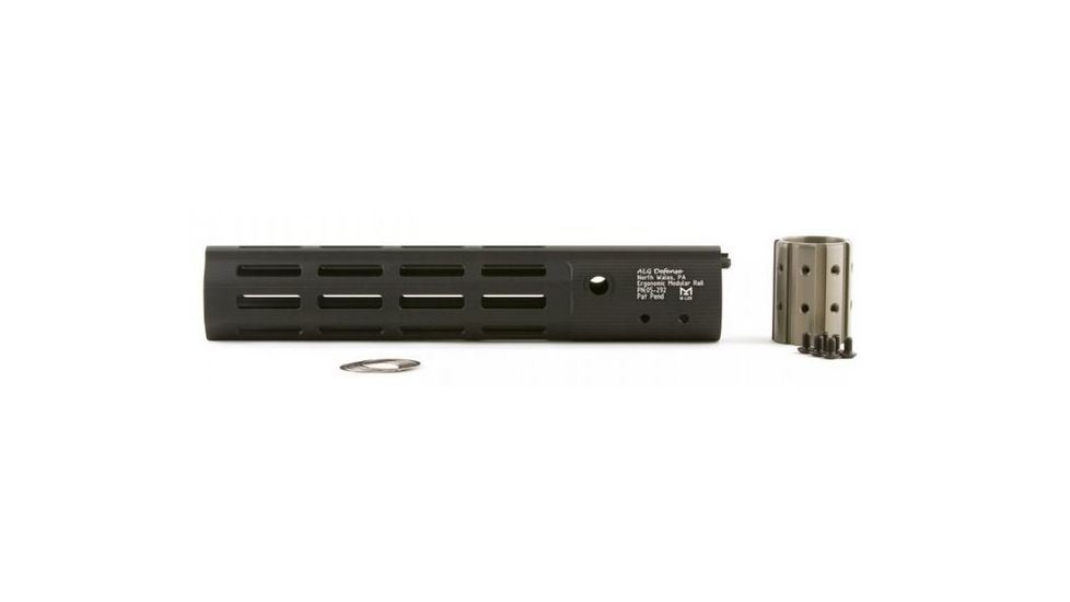 ALG Defense 10in Ergonomic Modular Railed Handguard - V1, Black, 10in 05-292B
