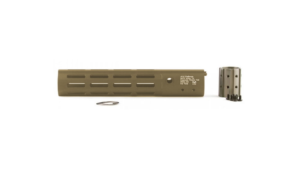 ALG Defense 10in Ergonomic Modular Railed Handguard - V1, DDC, 10in 05-292S
